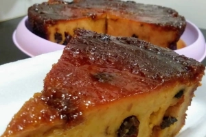 porción de torta de pan venezolana